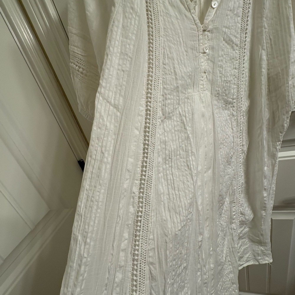 CLEOBELLA alba mini dress in ivory boho chic summer style size M VGUC Swim Cover - Picture 9 of 11